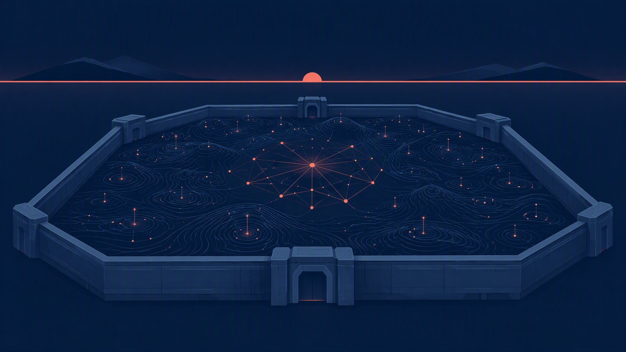 A fortified perimeter around a self-contained data landscape